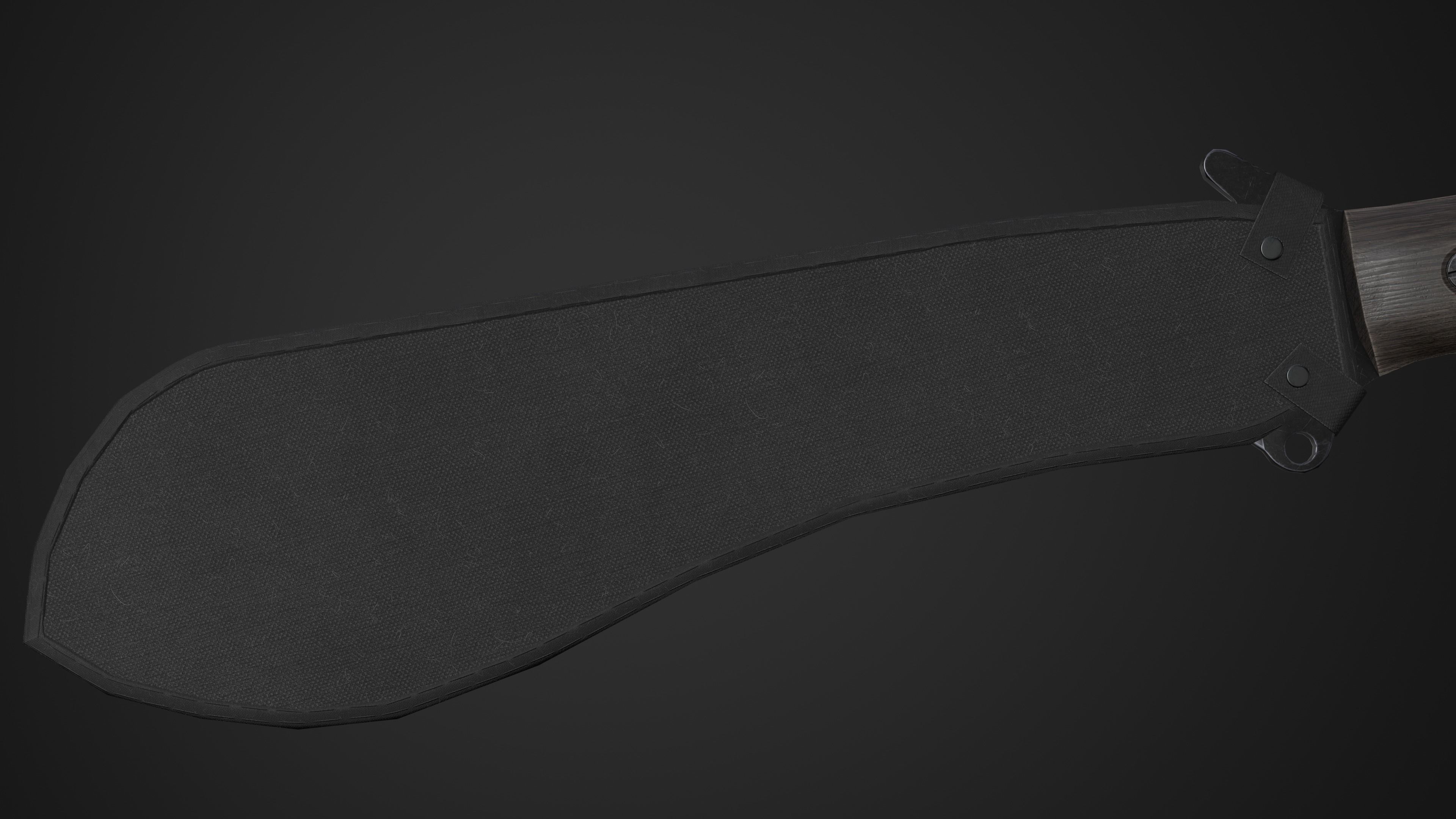Machete v2 Low-poly 3D model_3