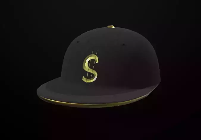 black stylistic cap