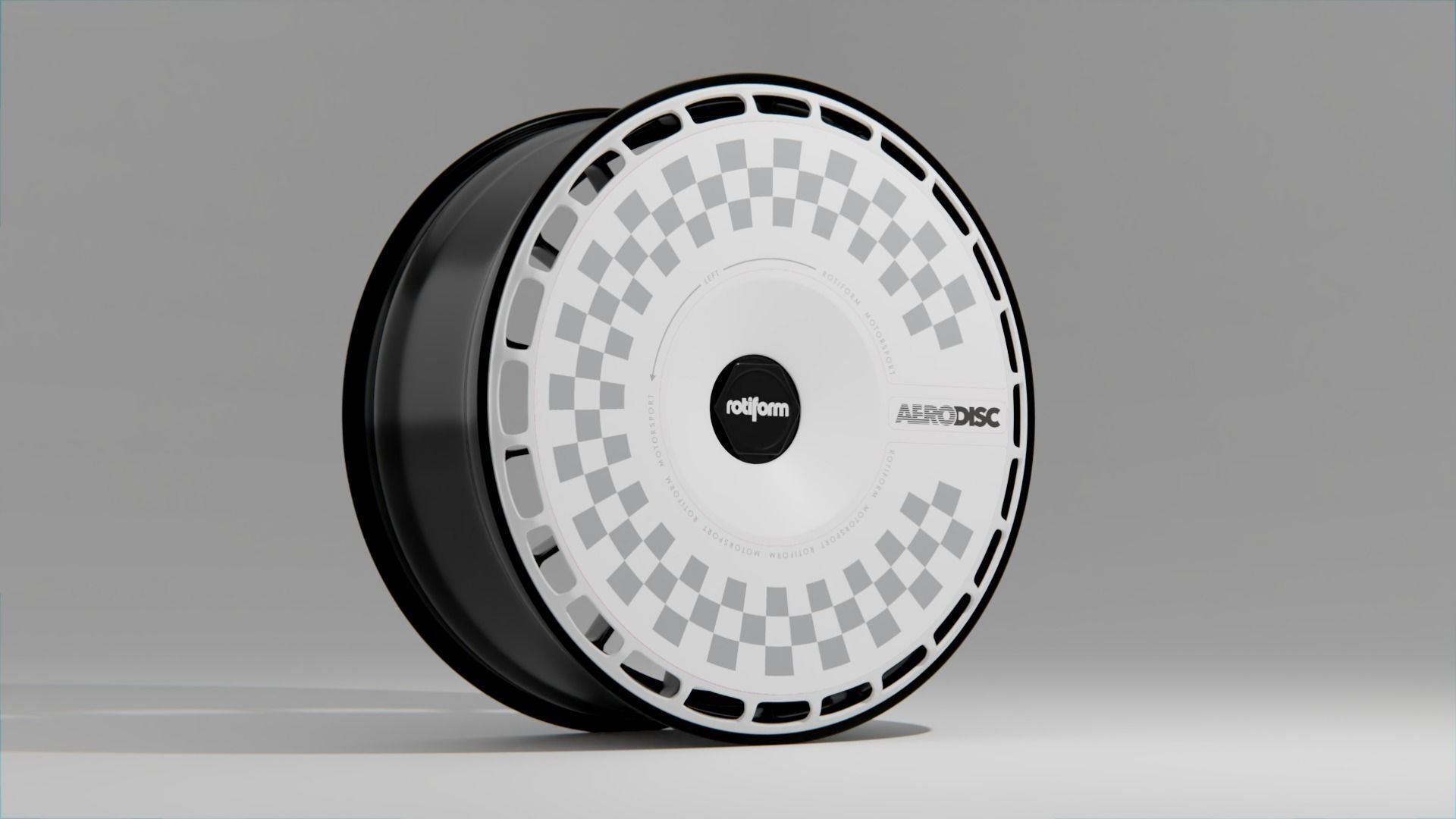 Rotiform LAS-R and Aero Disc Low-poly 3D model_8