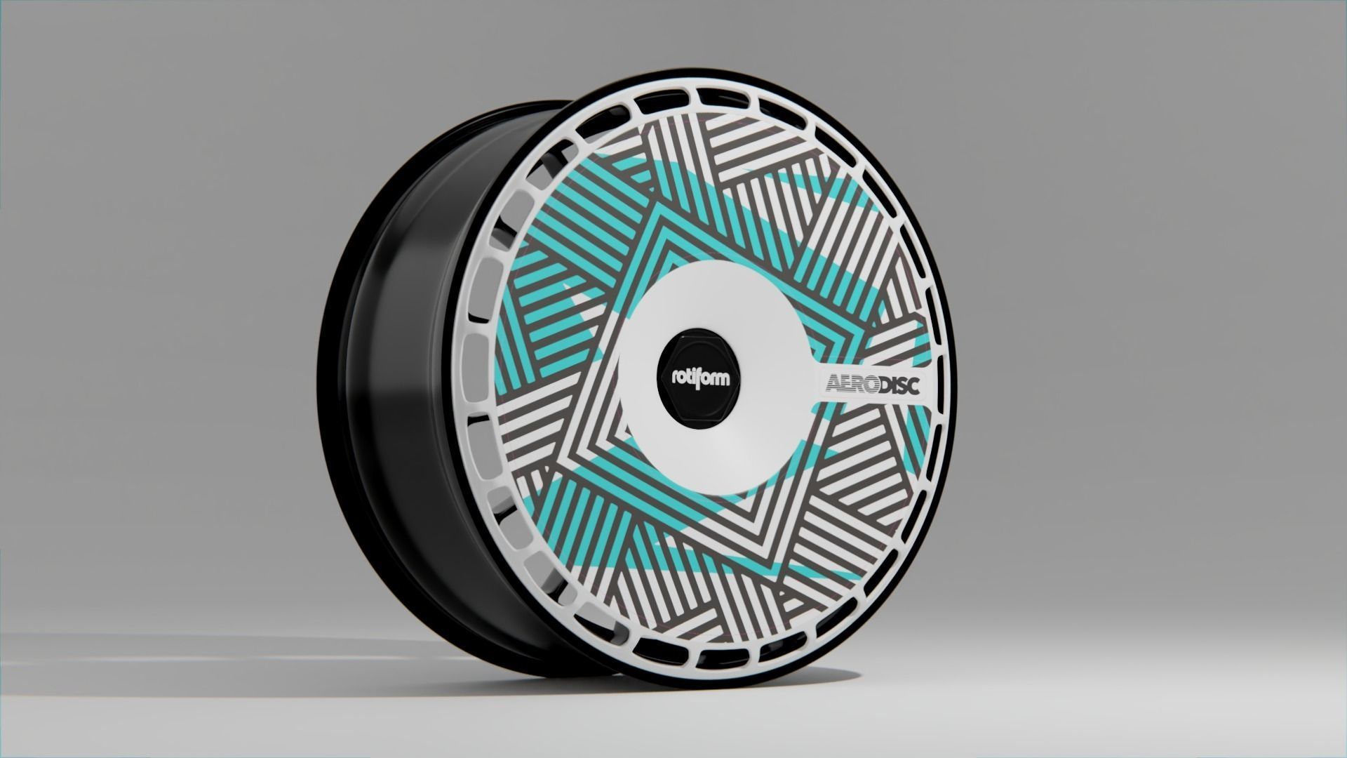 Rotiform LAS-R and Aero Disc Low-poly 3D model_2