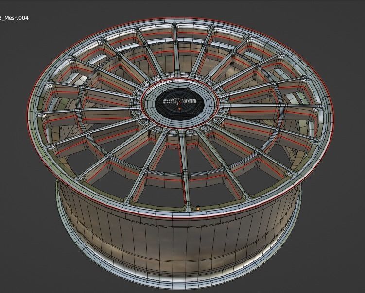 Rotiform LAS-R and Aero Disc Low-poly 3D model_15