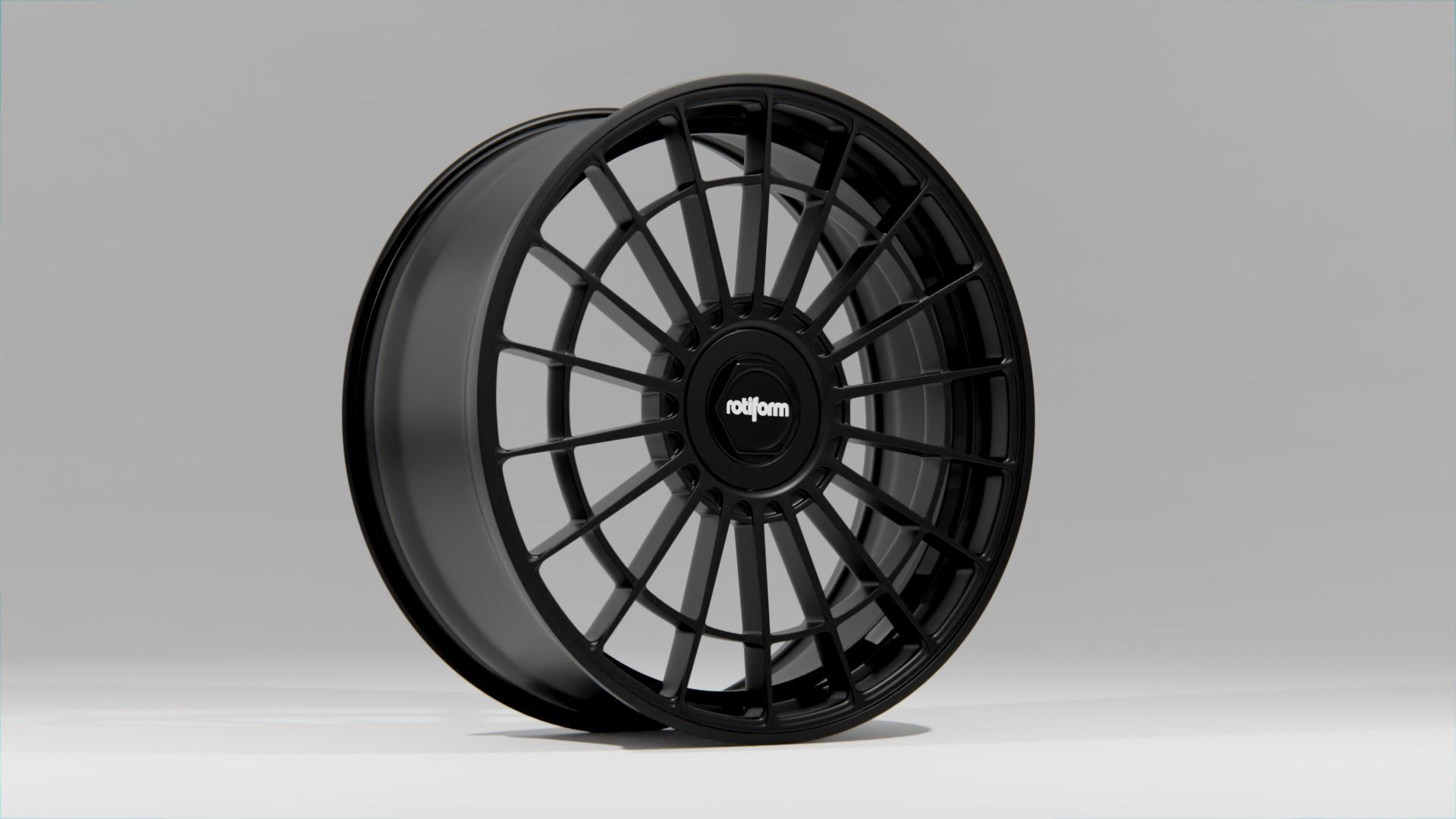 Rotiform LAS-R and Aero Disc Low-poly 3D model_1