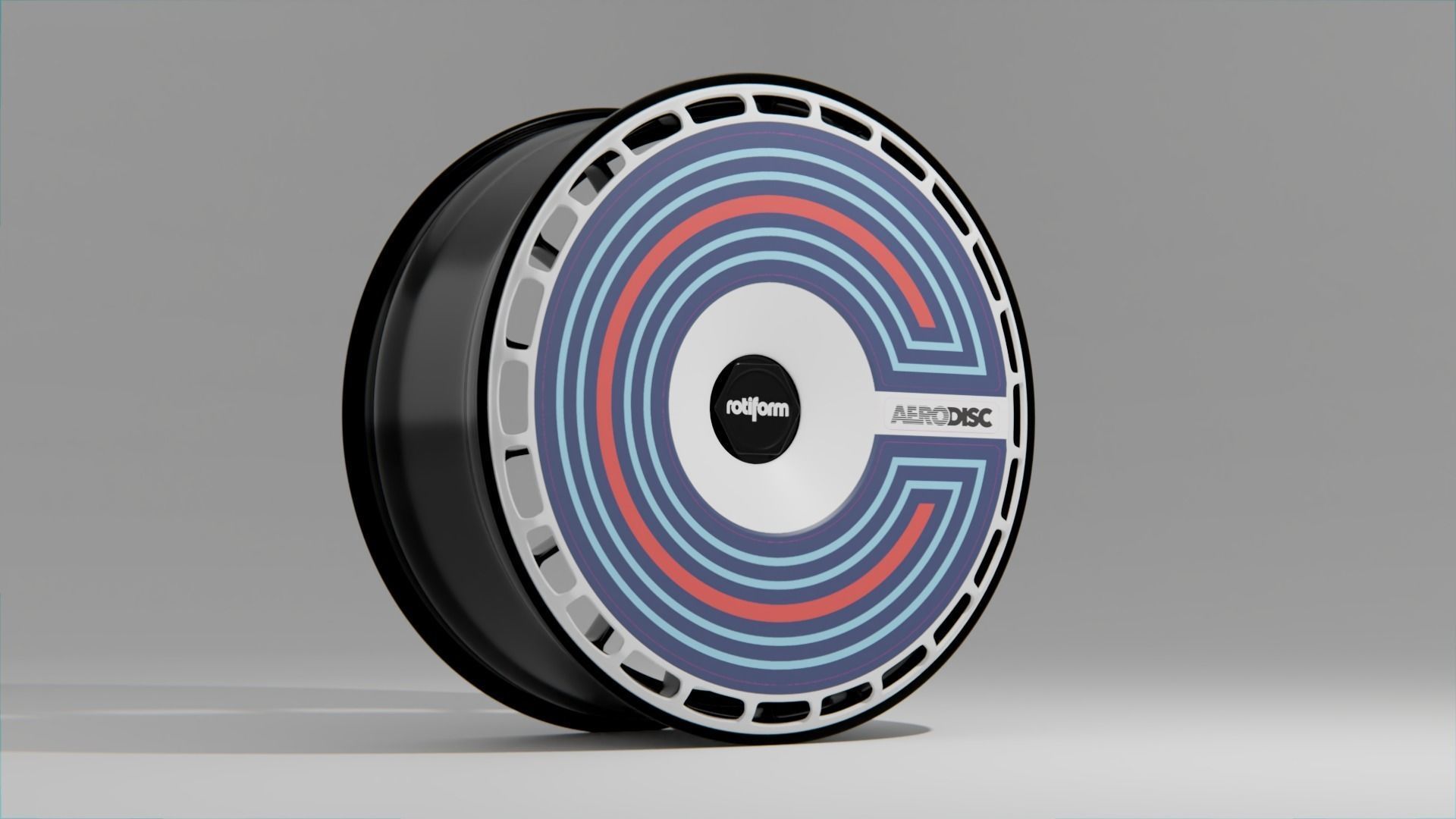 Rotiform LAS-R and Aero Disc Low-poly 3D model_5