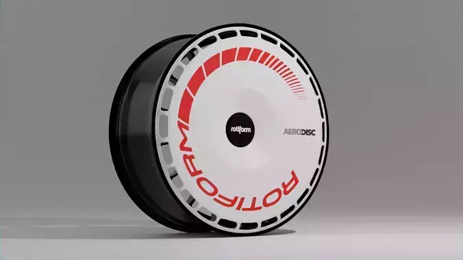 Rotiform LAS-R and Aero Disc Low-poly 3D model