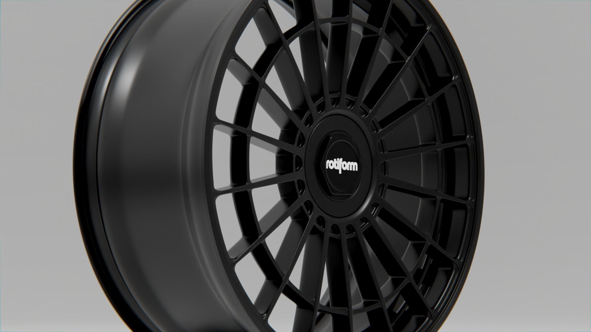 Rotiform LAS-R and Aero Disc Low-poly 3D model_13