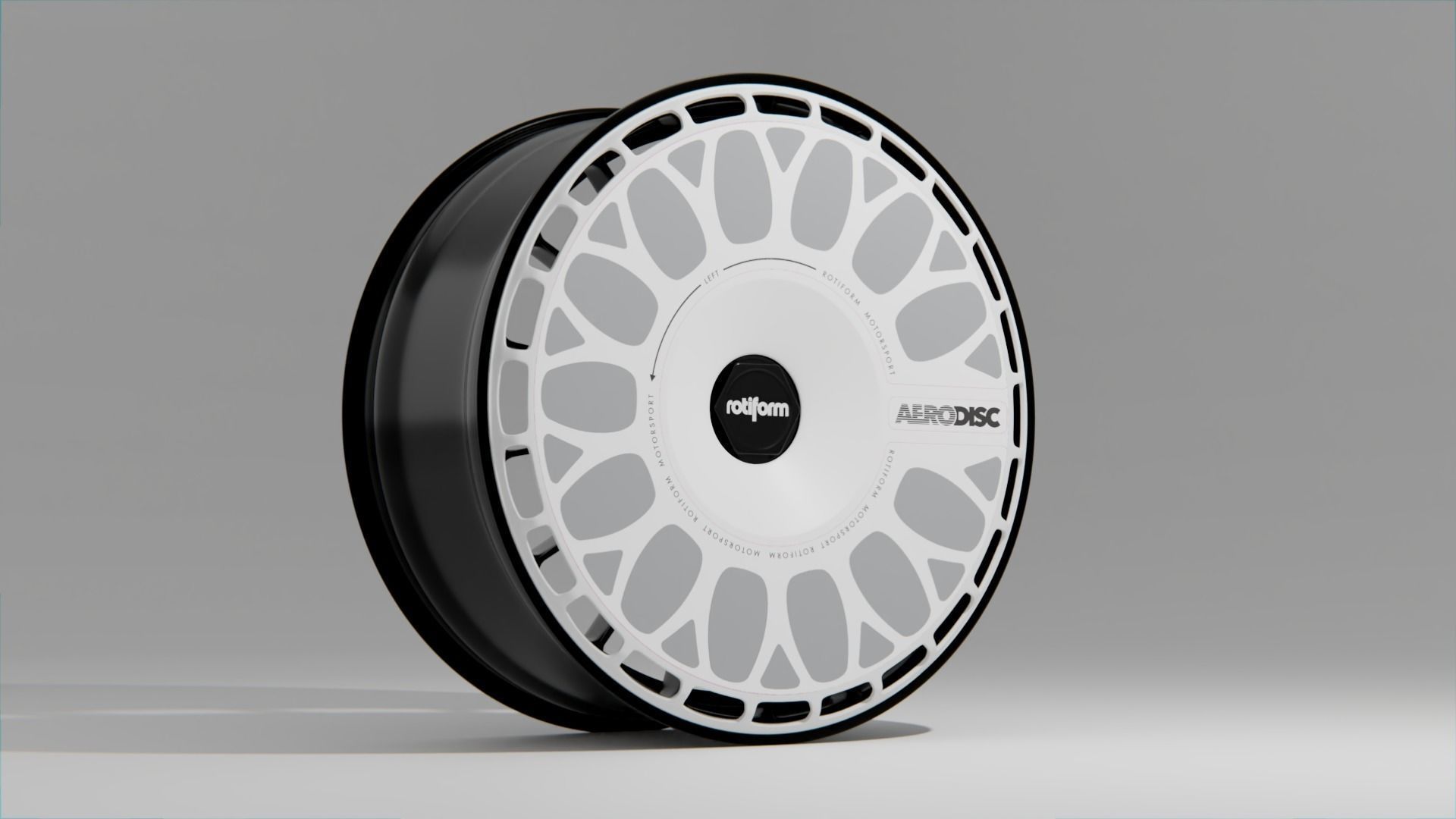 Rotiform LAS-R and Aero Disc Low-poly 3D model_9