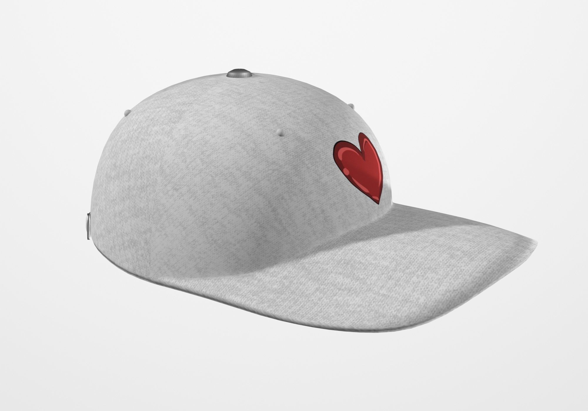 heart cap 3D model | CGTrader