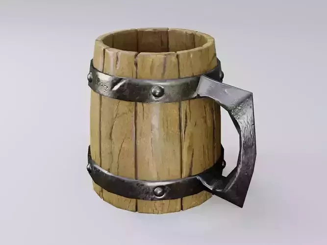 Medieval beer mug