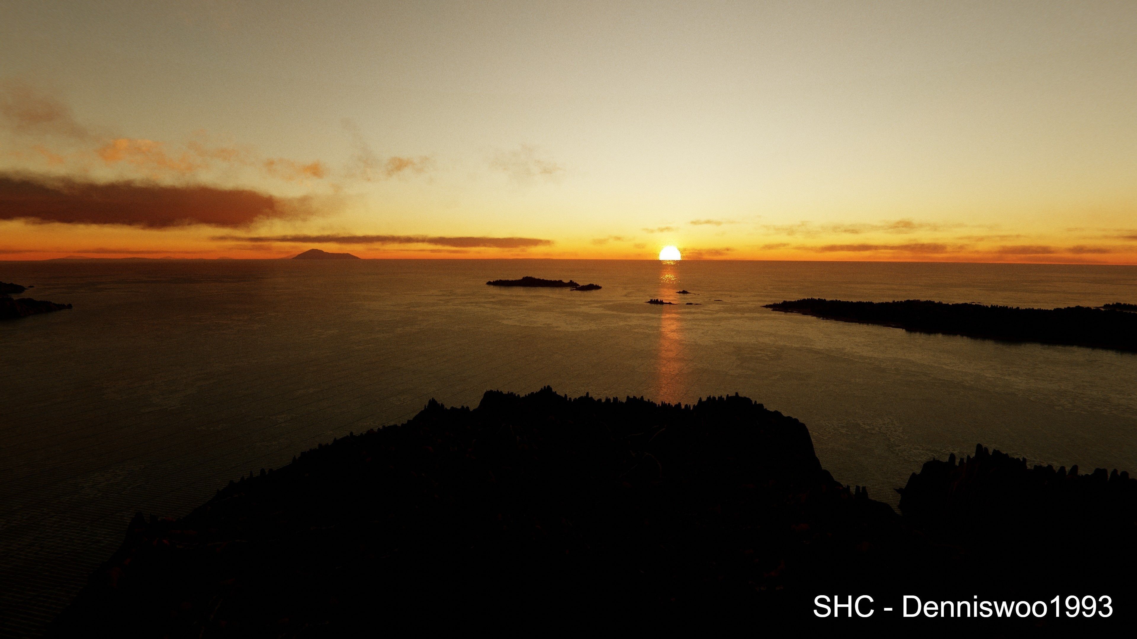 Large scale procedural planet with 3D cities and vegetation 3D model_15