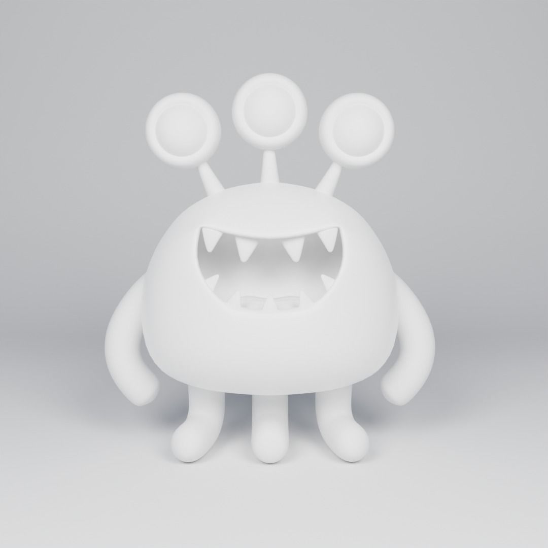 Little Monster9 3D model_1