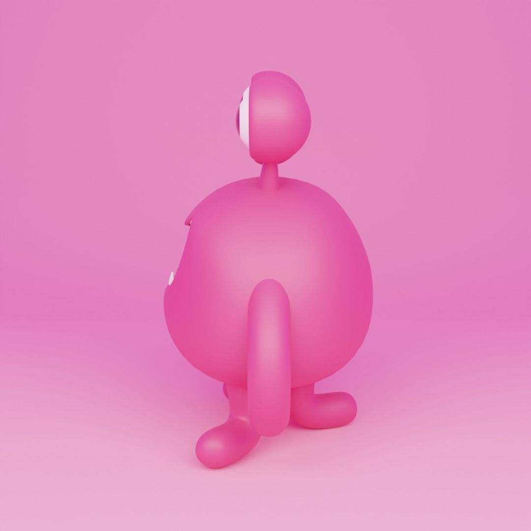 Little Monster9 3D model_7