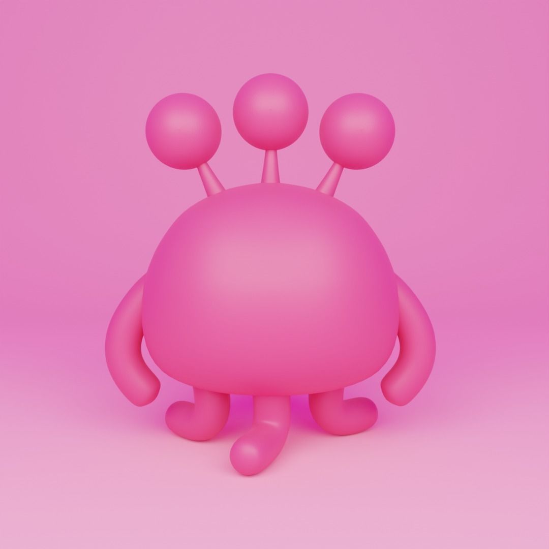 Little Monster9 3D model_5