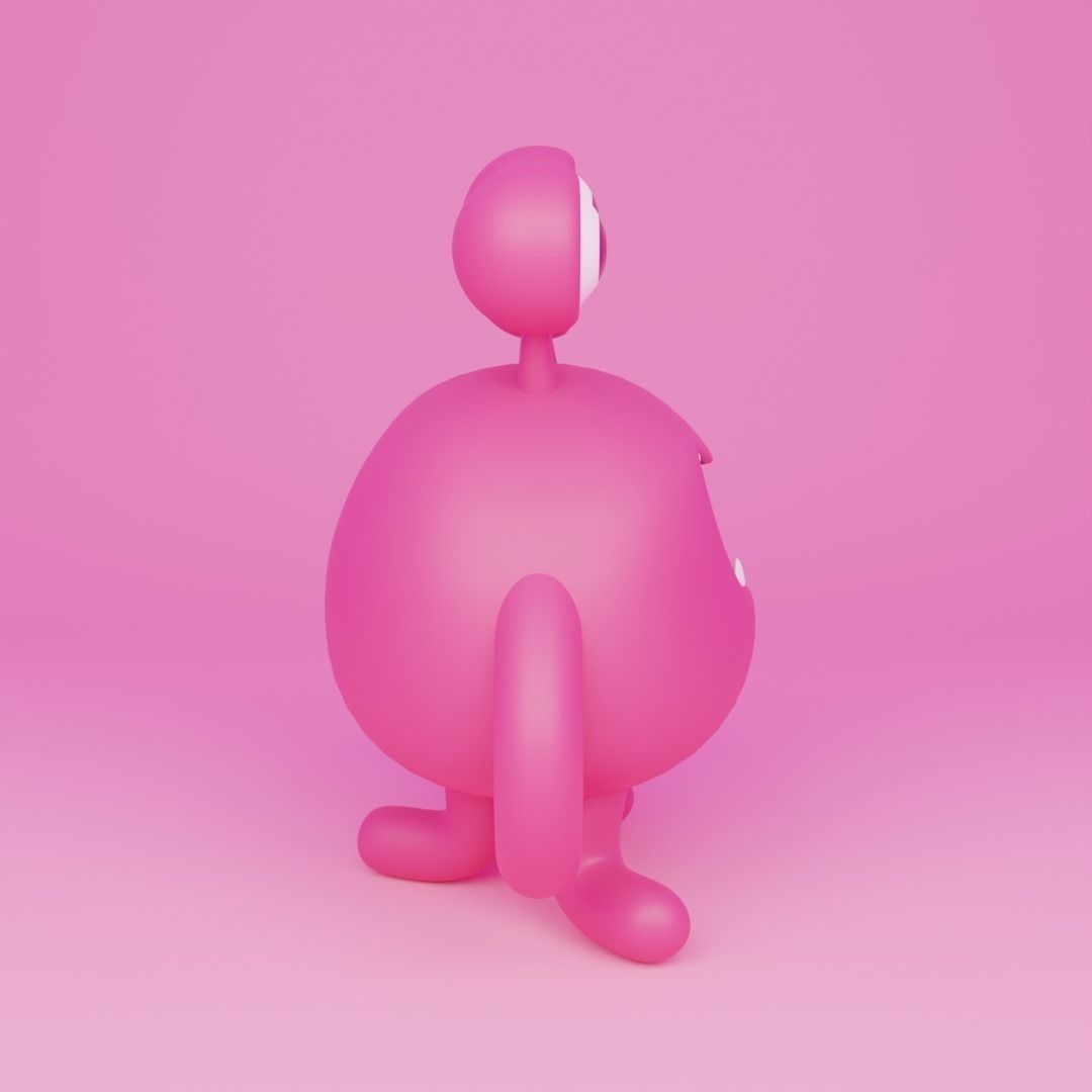 Little Monster9 3D model_3