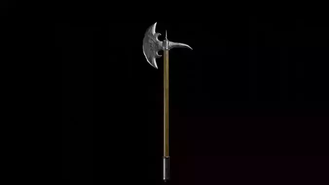 Medieval Battle Axe Sculpt