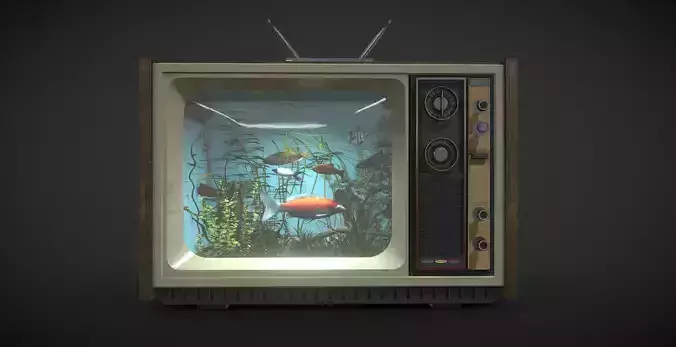 Old TV Aquarium