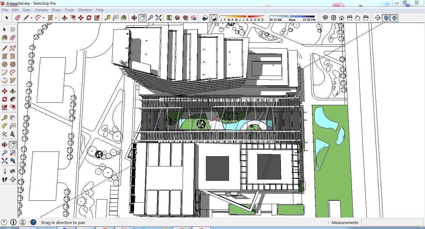 Sketchup Hospital C1 3D model_5