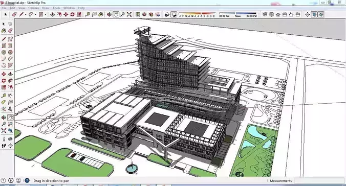 Sketchup Hospital C1