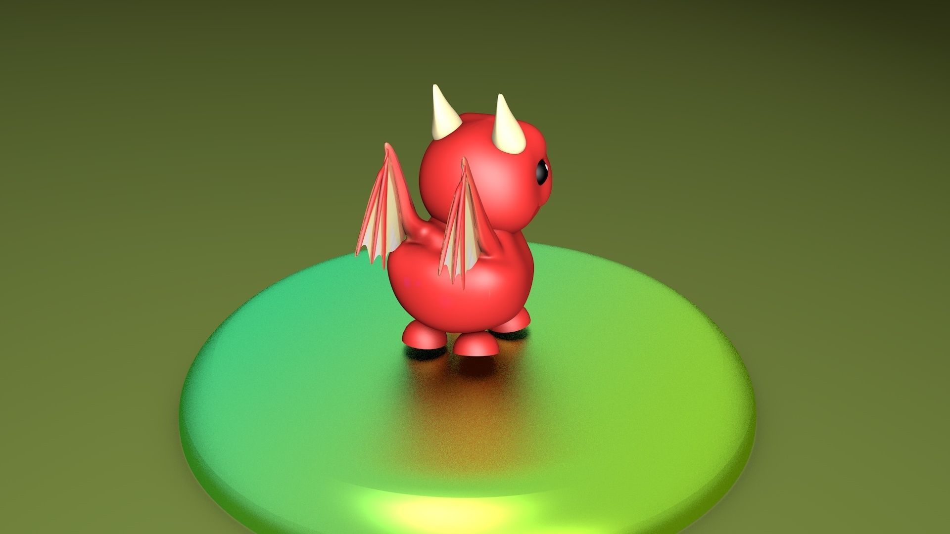 Roblox  Adopt Me Dragon 3D model_3