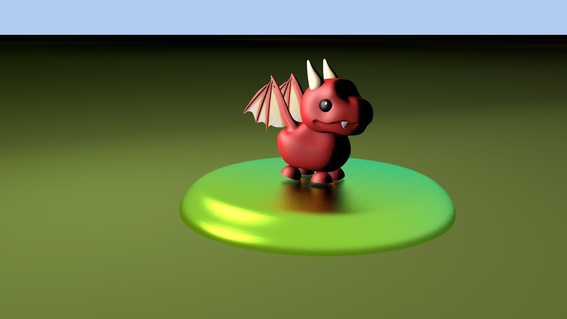 Roblox  Adopt Me Dragon 3D model_2