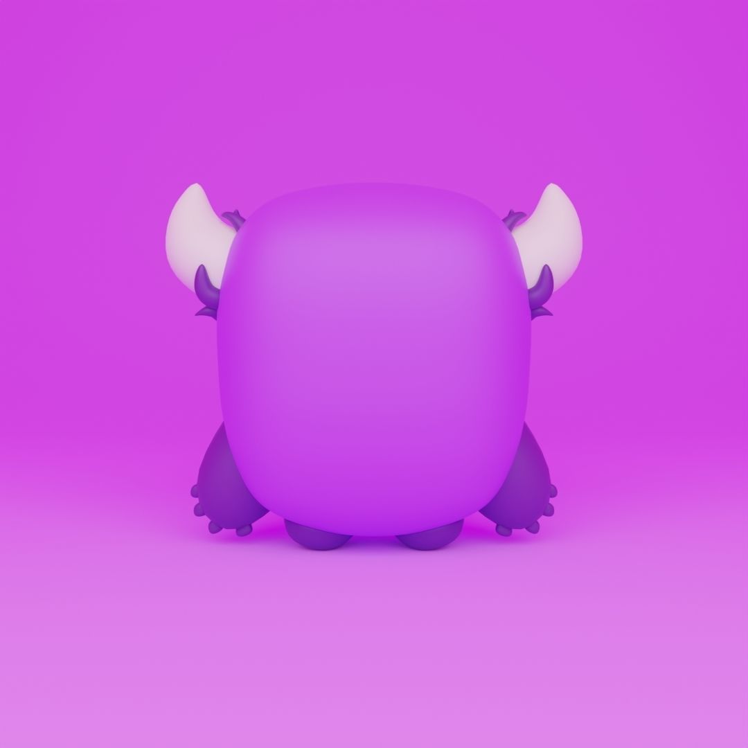 Little Monster16 3D model_5