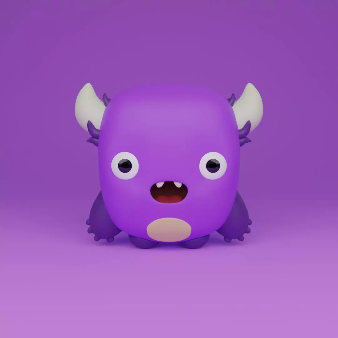 Little Monster16 3D model_0