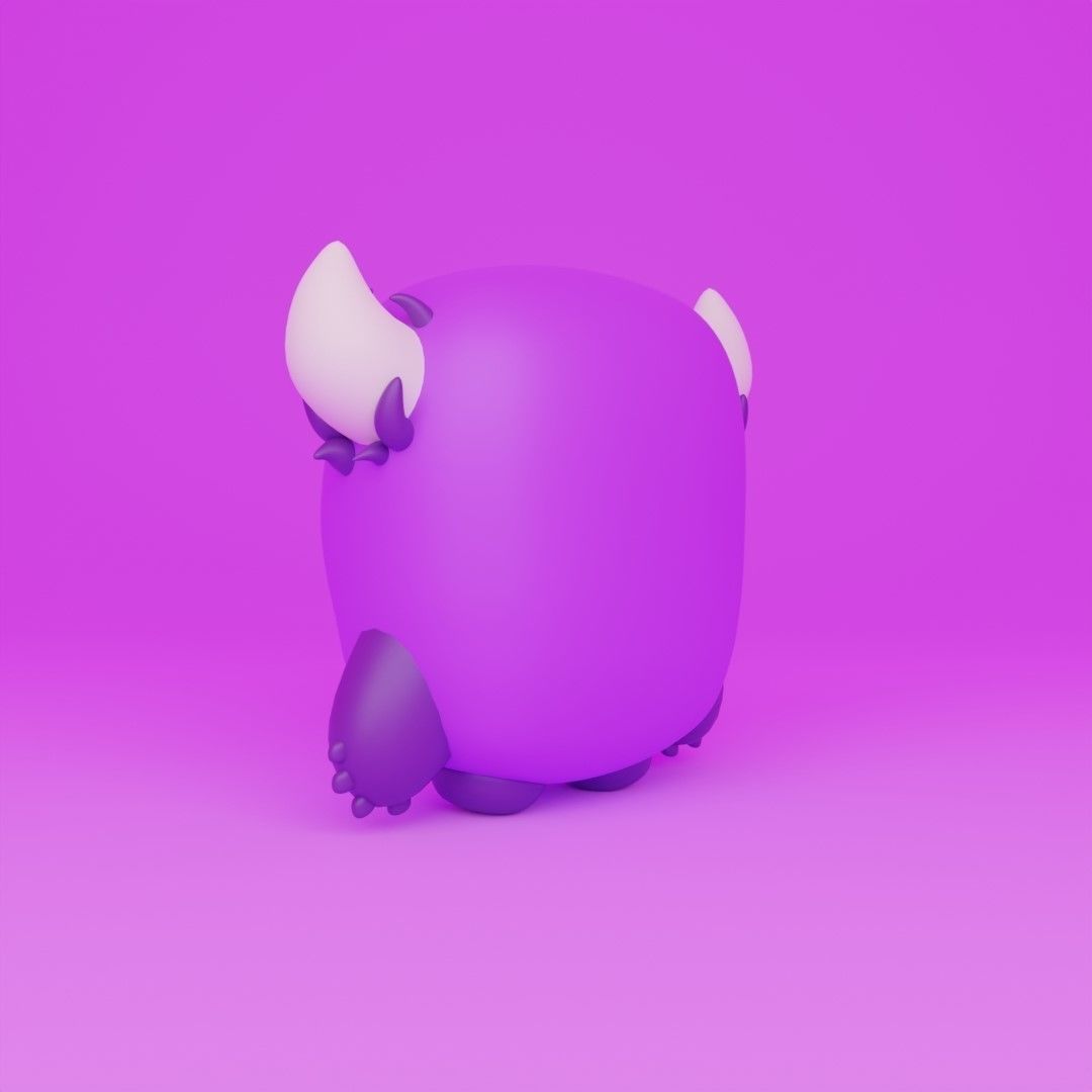 Little Monster16 3D model_6