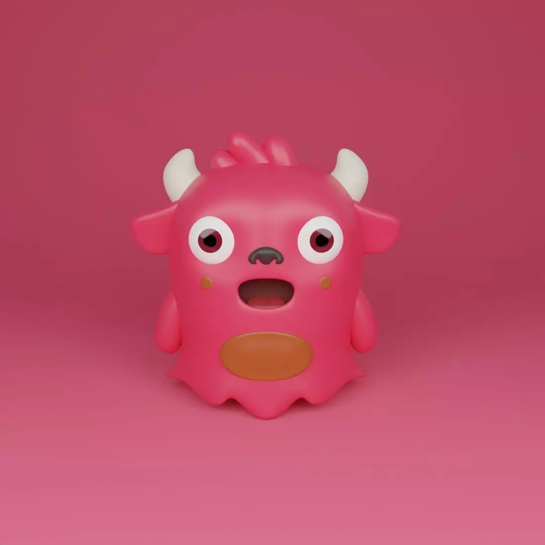 Little Monster14 3D model_0