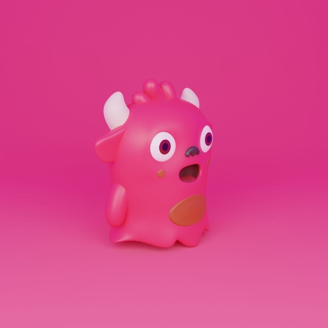 Little Monster14 3D model_2