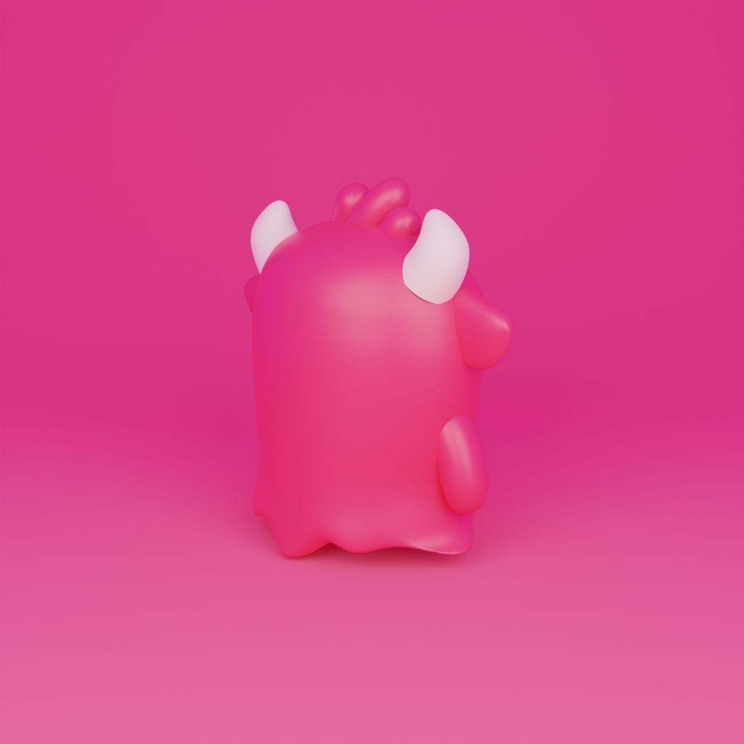 Little Monster14 3D model_4