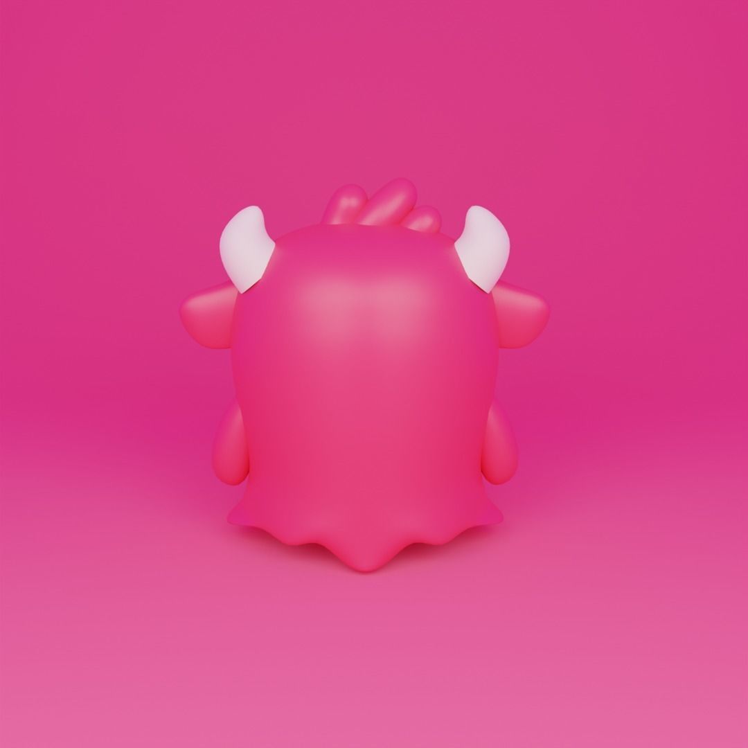 Little Monster14 3D model_5