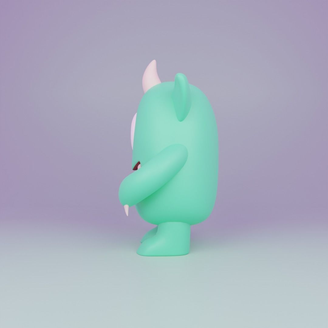Little Monster11 3D model_7