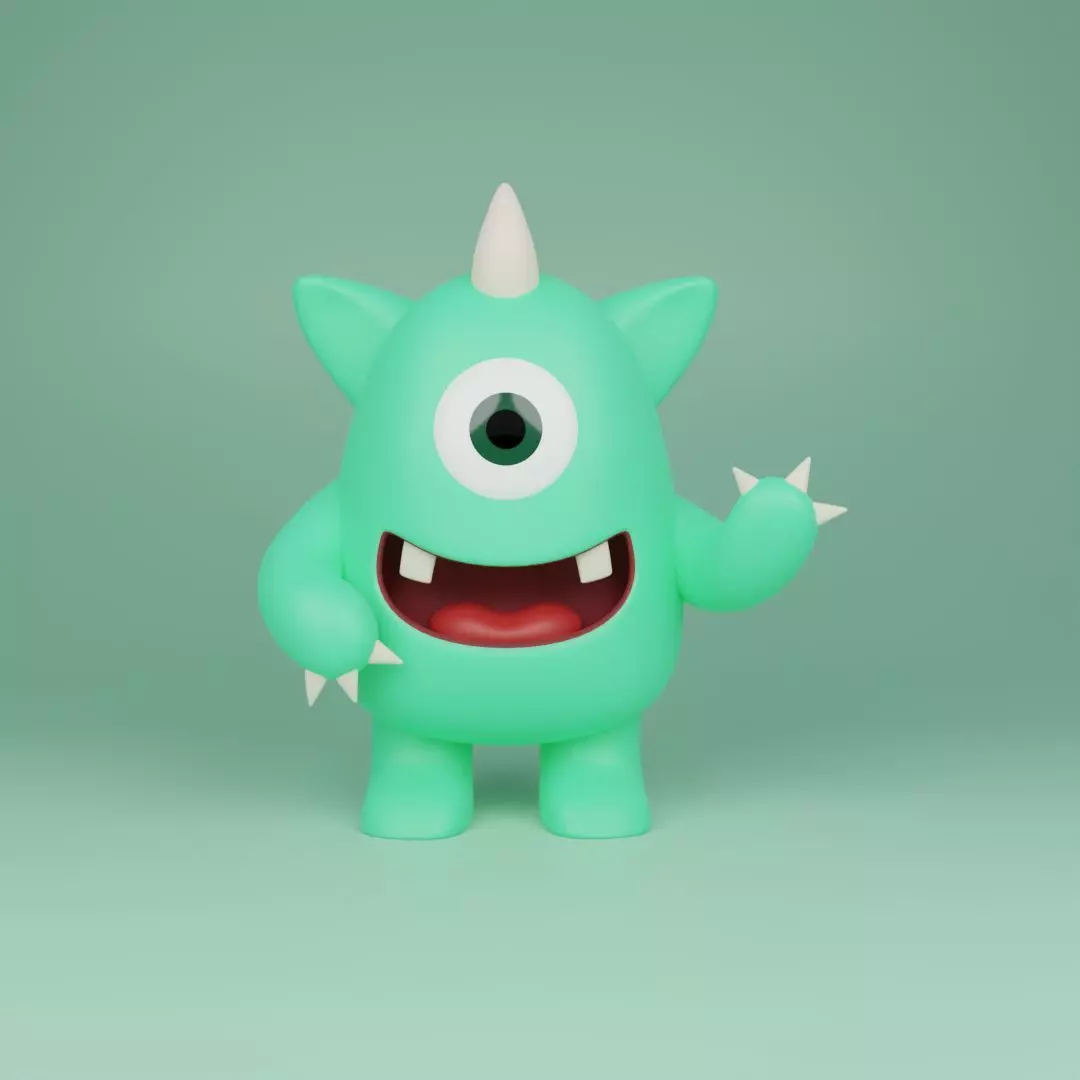 Little Monster11 3D model_0