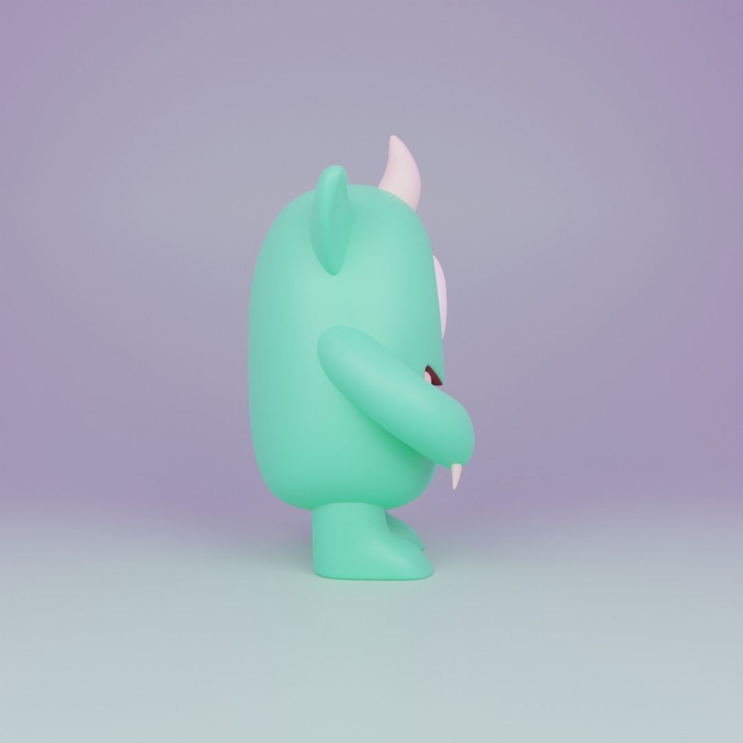 Little Monster11 3D model_3