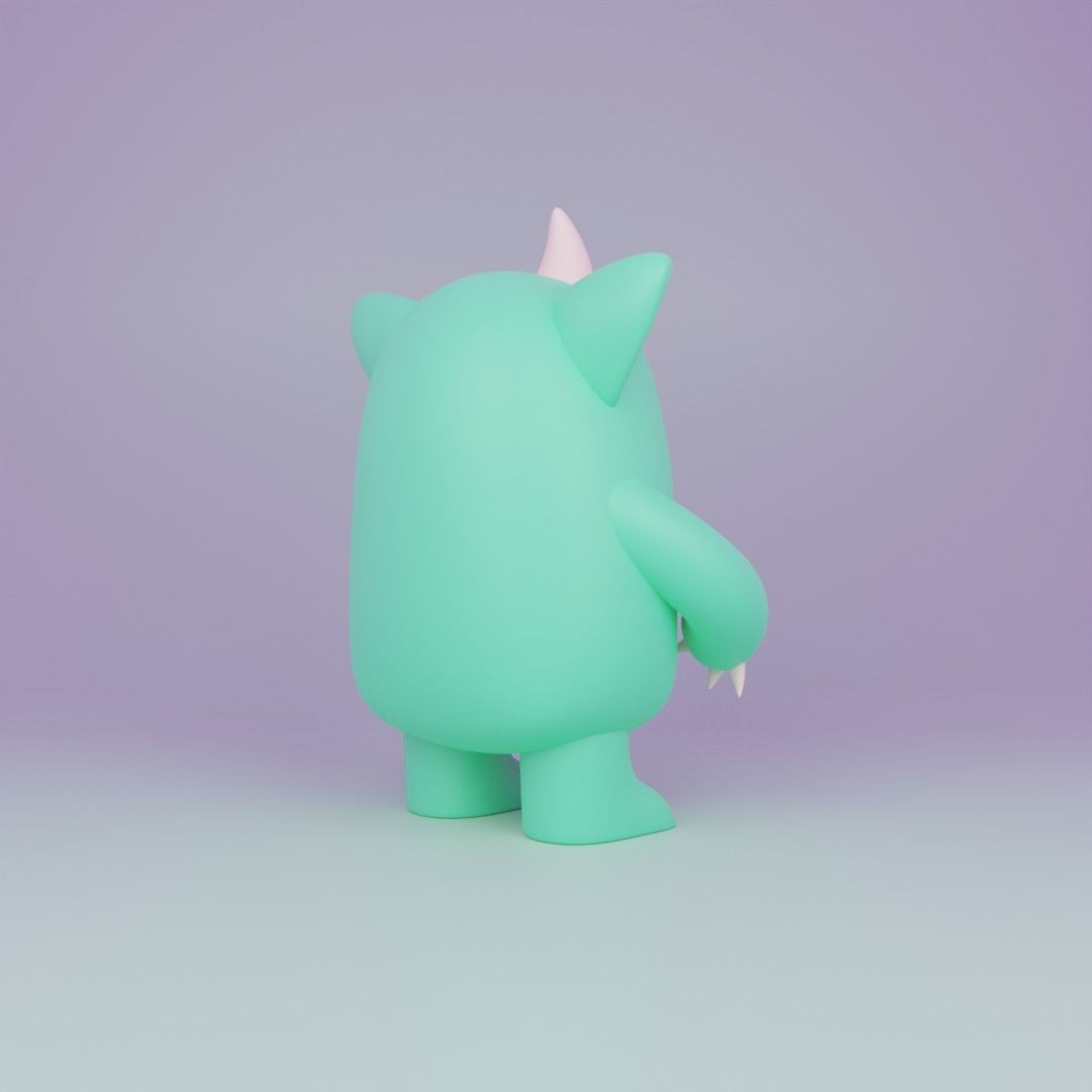 Little Monster11 3D model_4