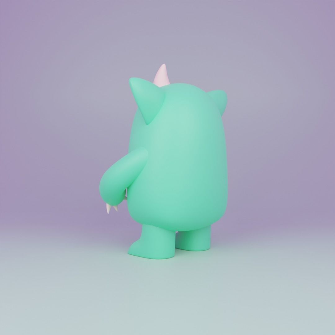 Little Monster11 3D model_6