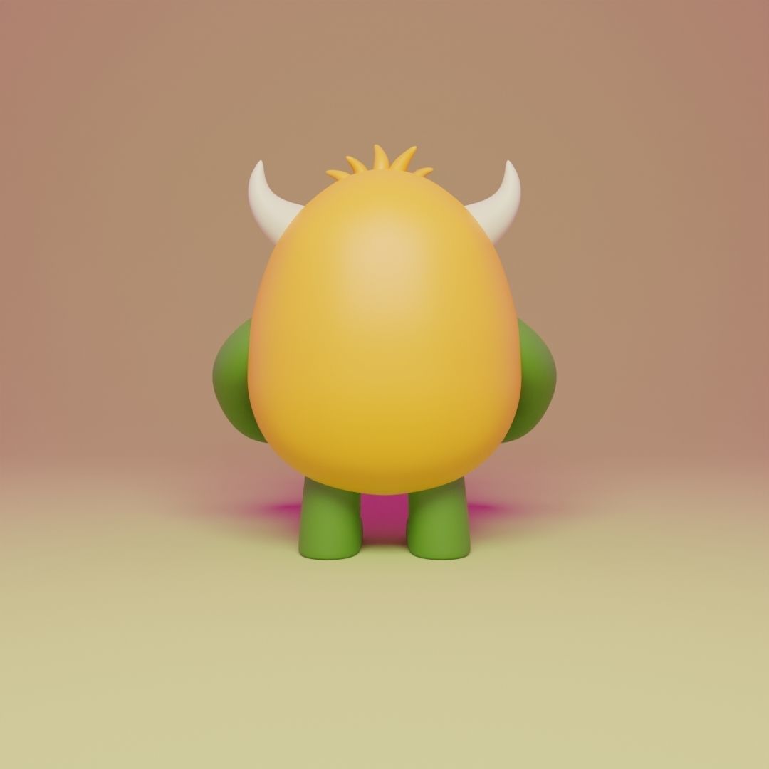 Little Monster10 3D model_5