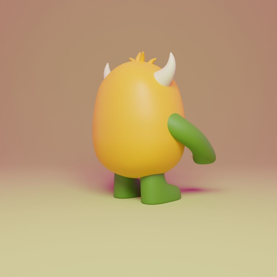 Little Monster10 3D model_4