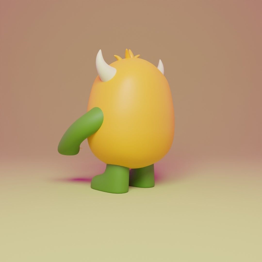 Little Monster10 3D model_6