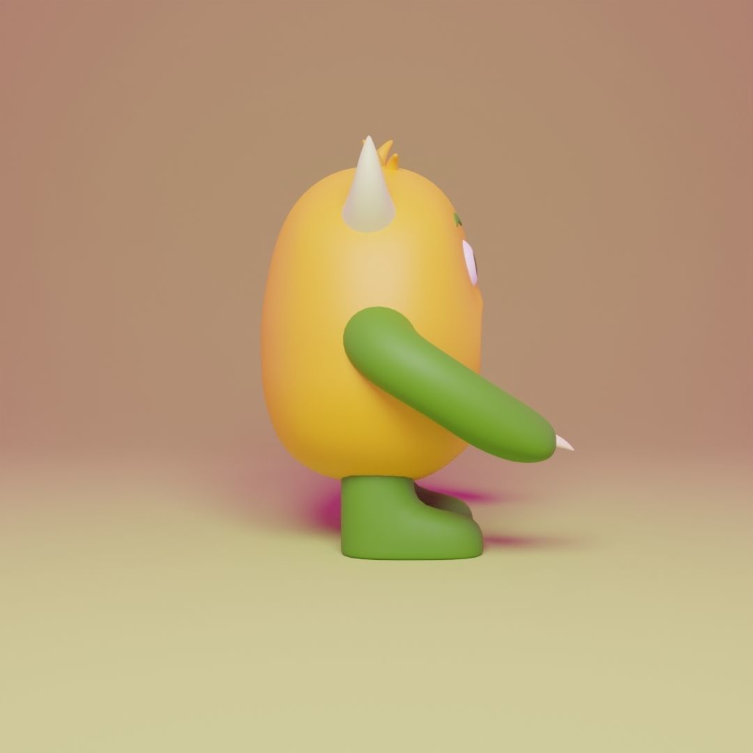 Little Monster10 3D model_3
