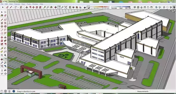 Sketchup Hospital E3