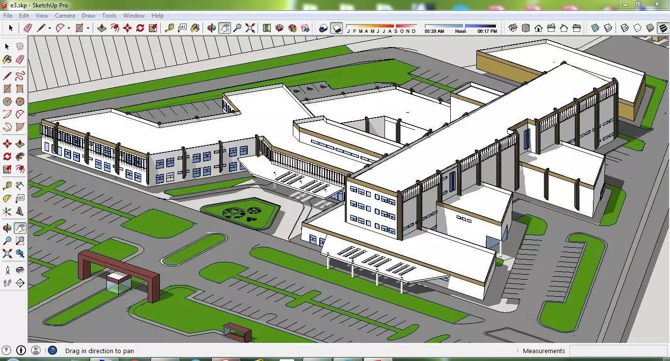 Sketchup Hospital E3 3D model_0