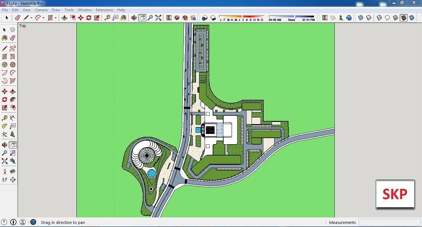Sketchup Hospital F1 3D model_3
