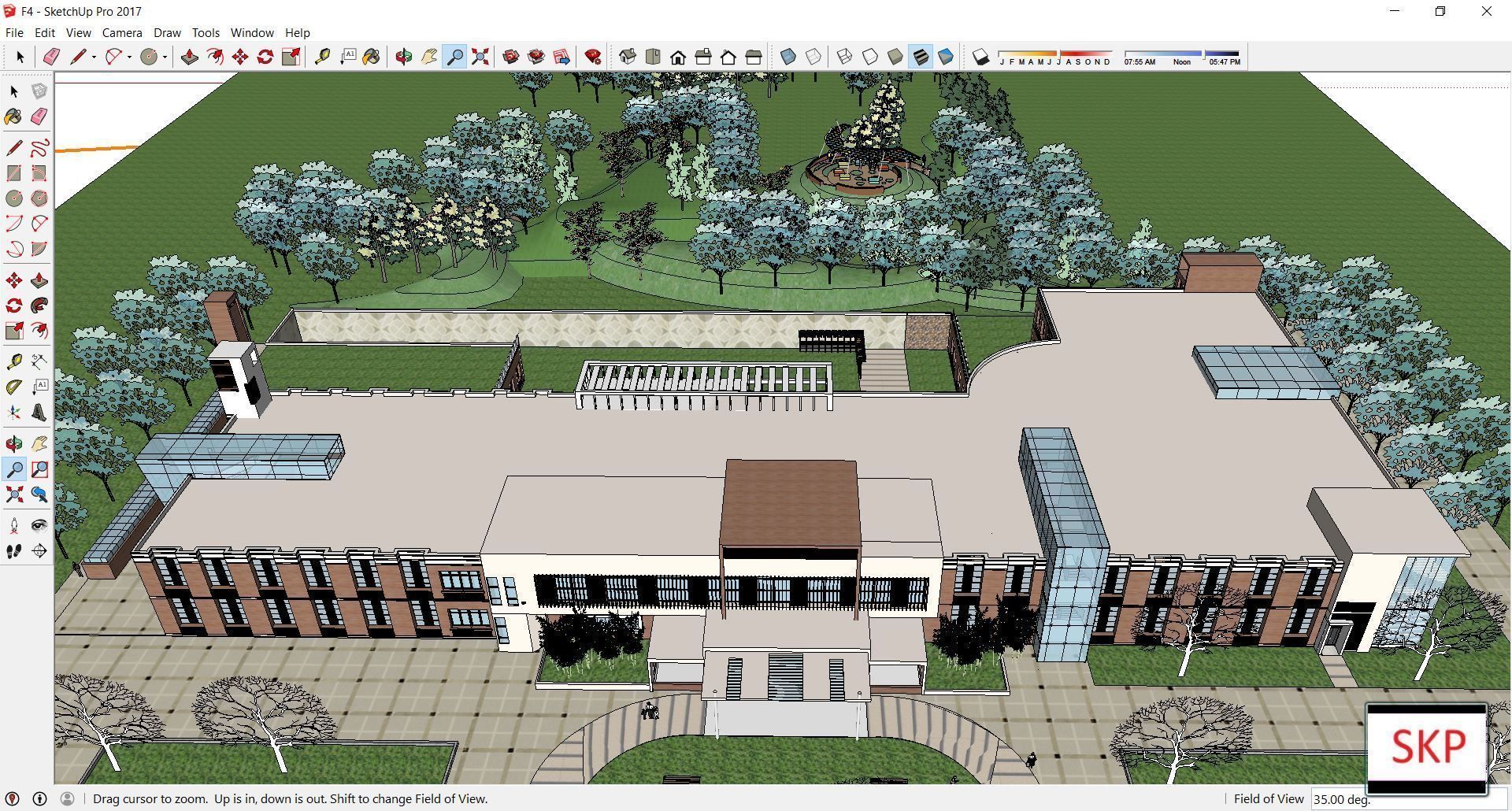Sketchup Hospital F4 3D model_2