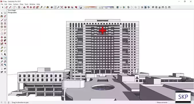 Sketchup Hospital F7 3D model