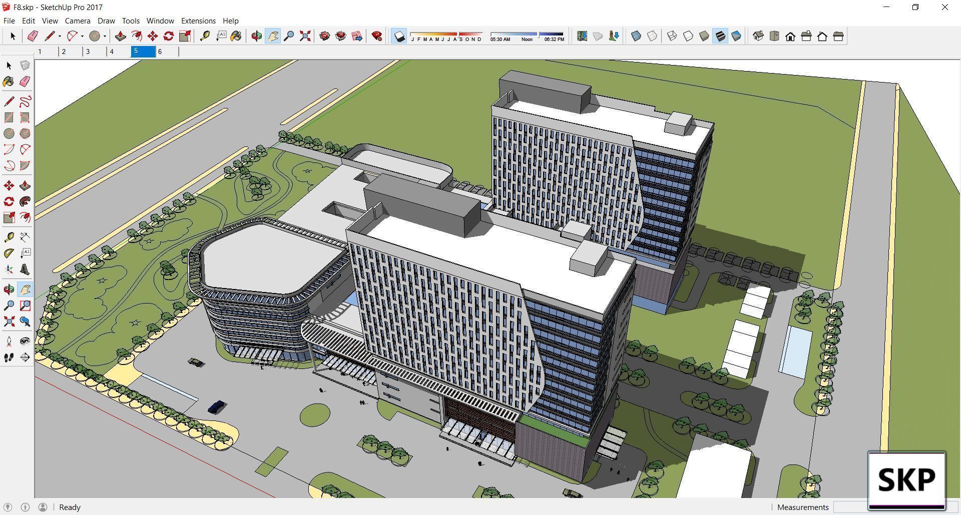 Sketchup Hospital F8 3D model_1
