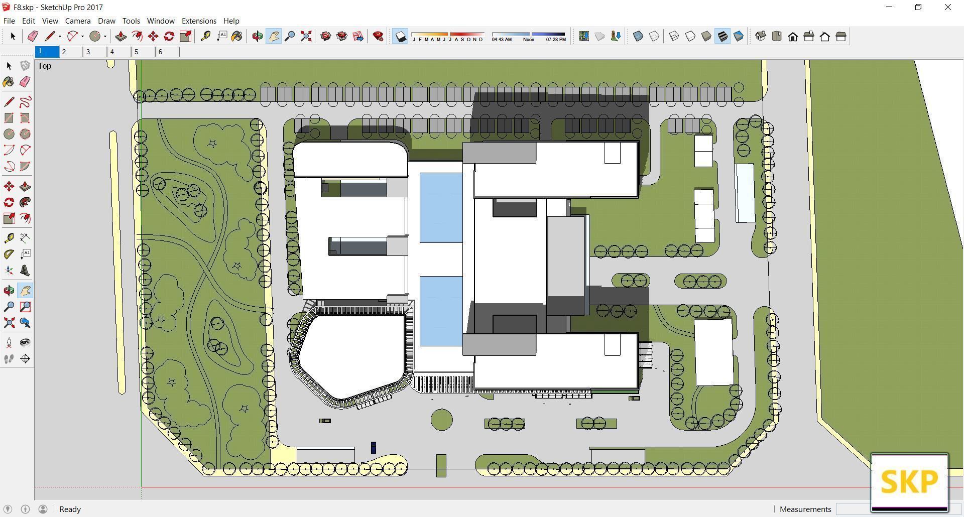 Sketchup Hospital F8 3D model_2