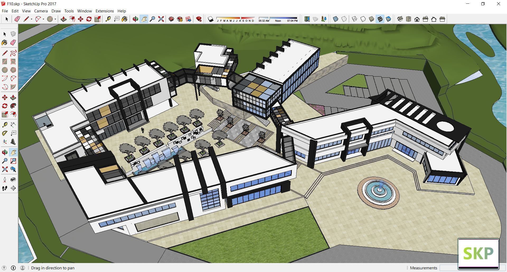 Sketchup Hospital F10 3D model_2