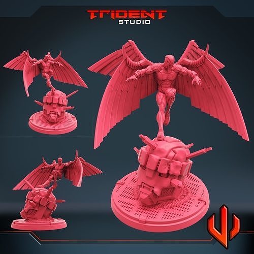 METAL WING 3D model 3D printable | CGTrader