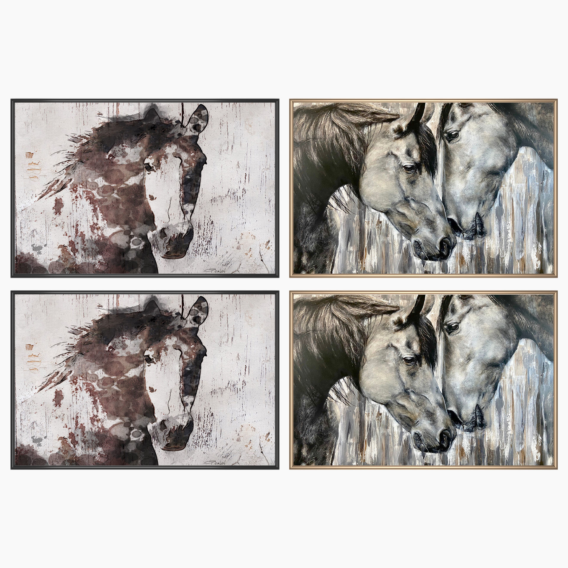 Wall Art Set 3609 3D model_1