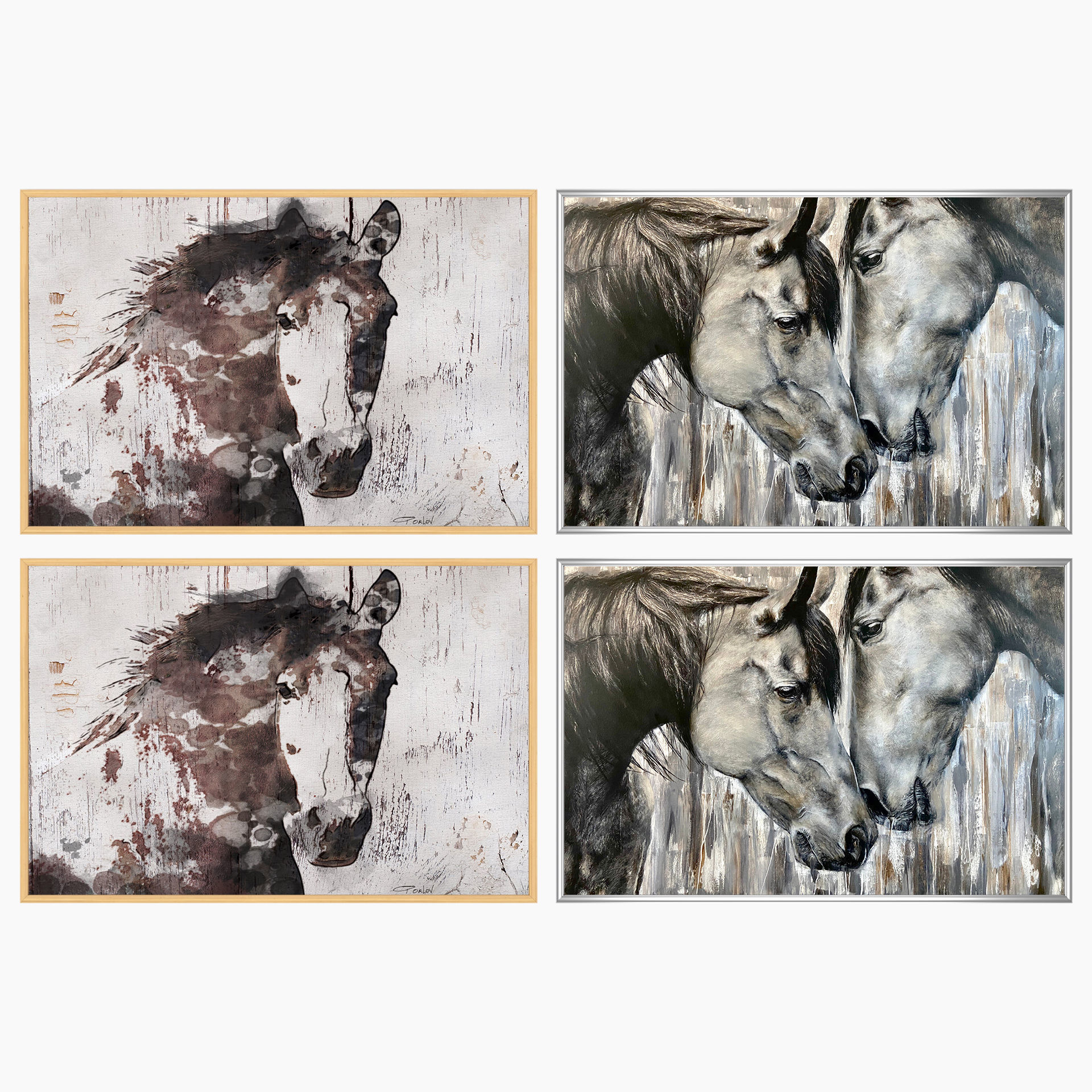 Wall Art Set 3609 3D model_2